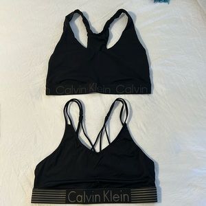 Calvin Klein bralettes black L